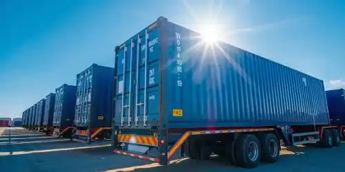 Flotilla de transporte logístico y distribución
